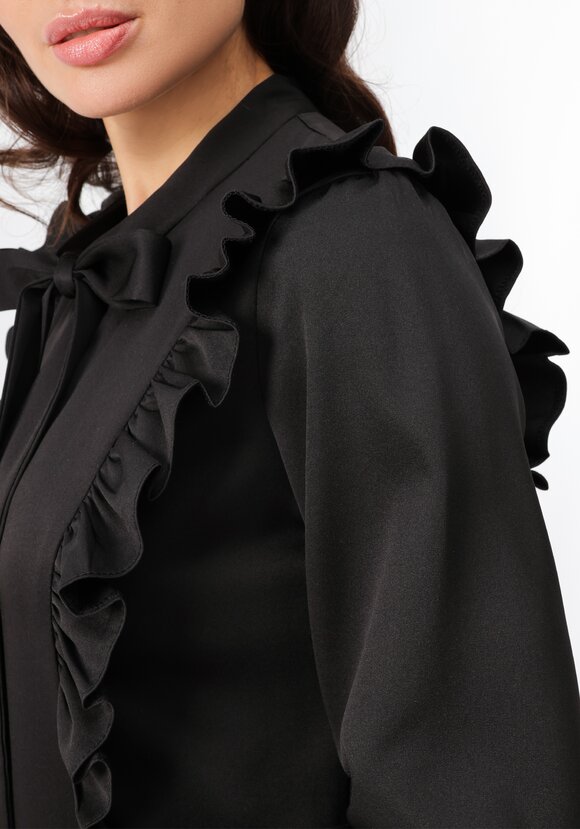 Платье с бантом свободного кроя шир.  580, рис. 16