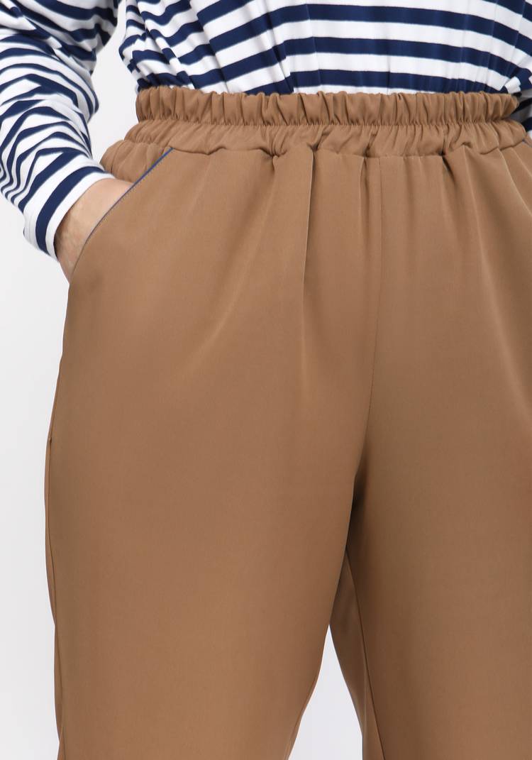 Брюки-бананы свободные шир.  750, рис. 16