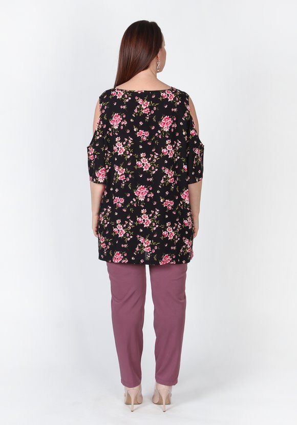 Туника Летний букет шир.  580, рис. 2