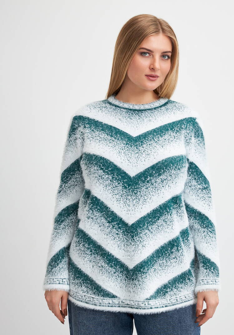 Туника с пушистым ворсом шир.  750, рис. 15