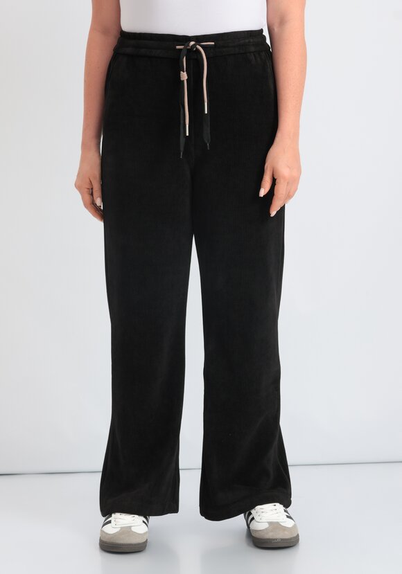 Брюки на резинке с кулиской Агата шир.  580, рис. 4