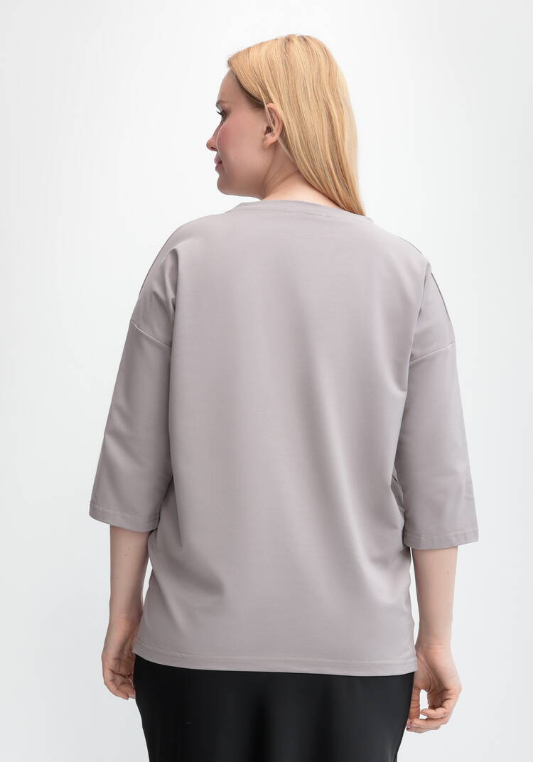 Блуза с принтом цветка и рукавом 3/4 шир.  750, рис. 3