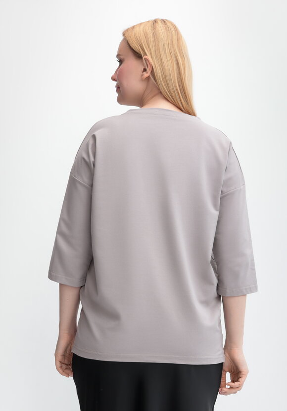 Блуза с принтом цветка и рукавом 3/4 шир.  580, рис. 3