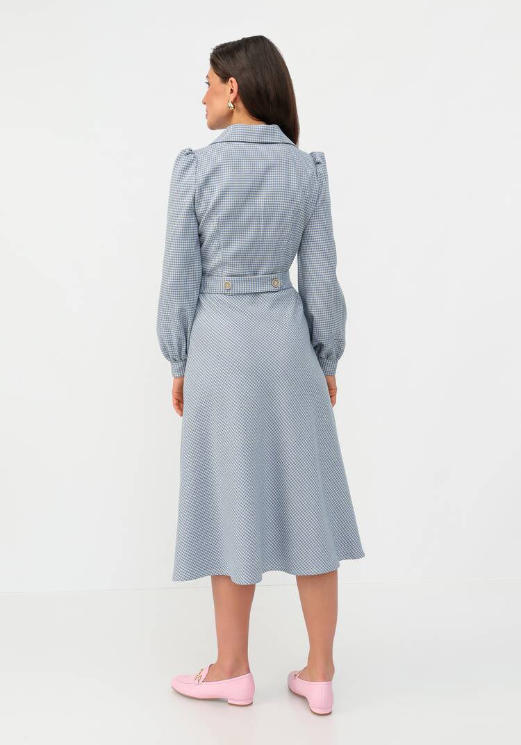 Платье с воротником свободного кроя шир.  750, рис. 17