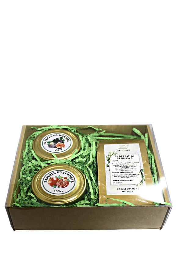 Набор варенья и чая Екатерина Великая шир.  580, рис. 1