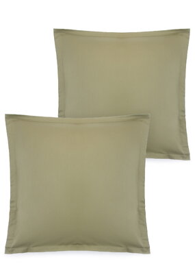 Наволочка сатин, однотонная, 2 шт.