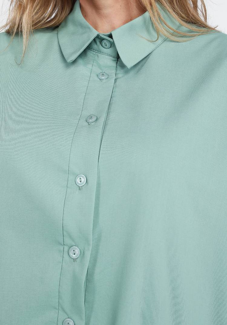 Блуза с карманами и асимметричным низом шир.  750, рис. 7