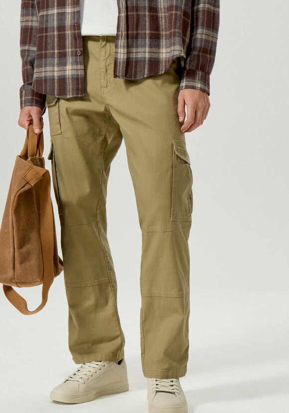 Брюки карго с накладными карманами шир.  580, рис. 4