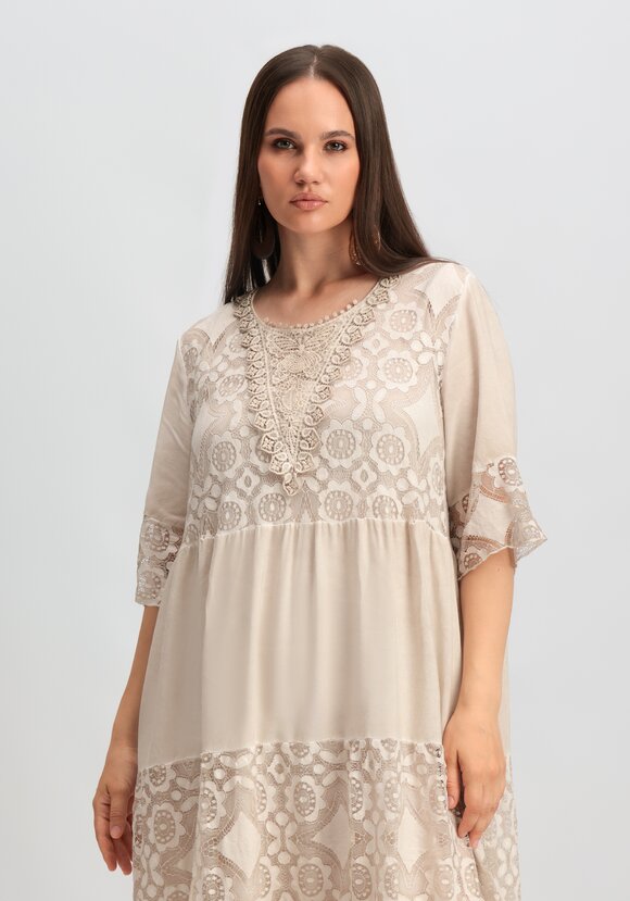 Платье ярусное кружевное шир.  580, рис. 2