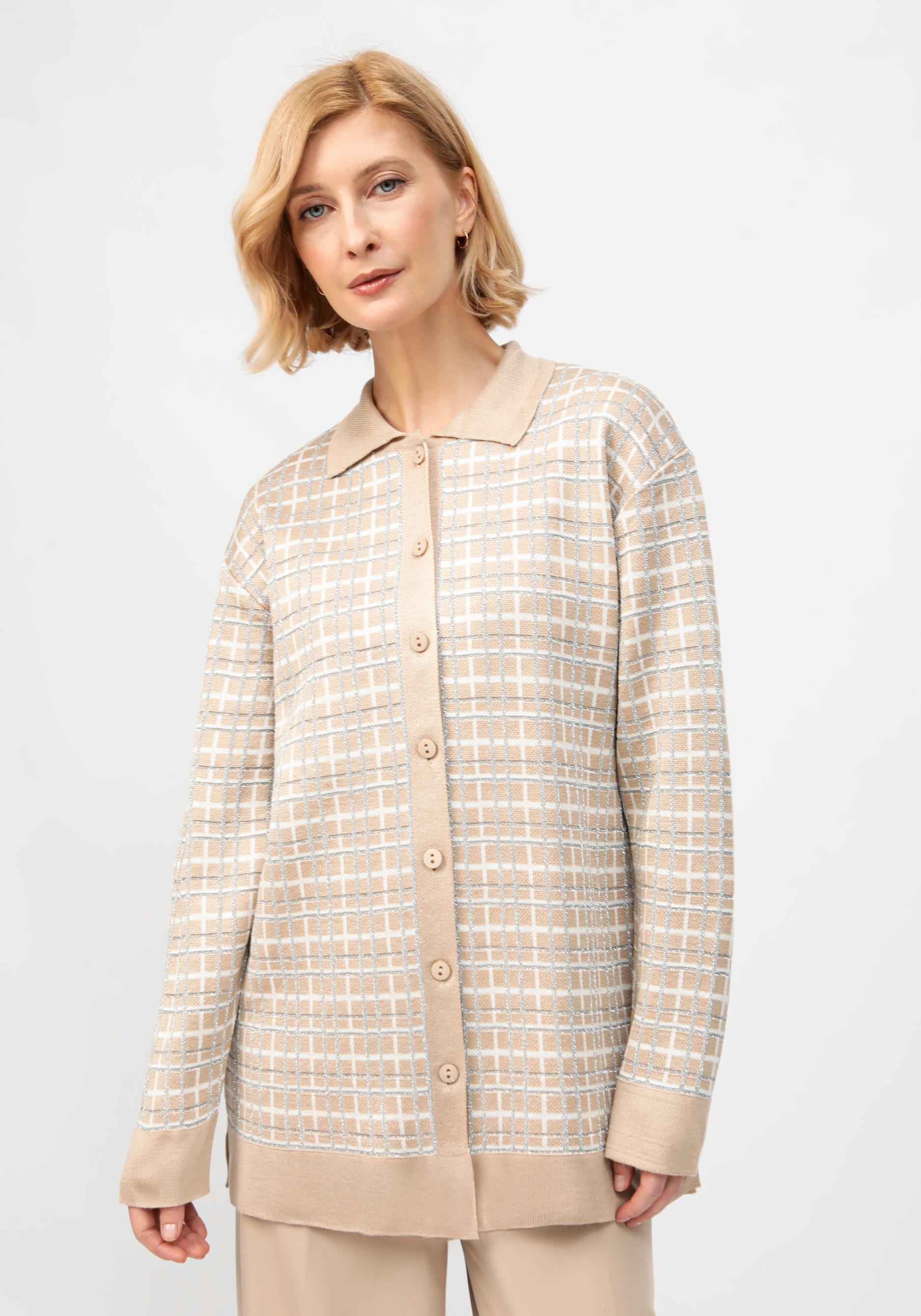 Рубашка-джемпер с отложным воротником клетка платье рубашка рейра