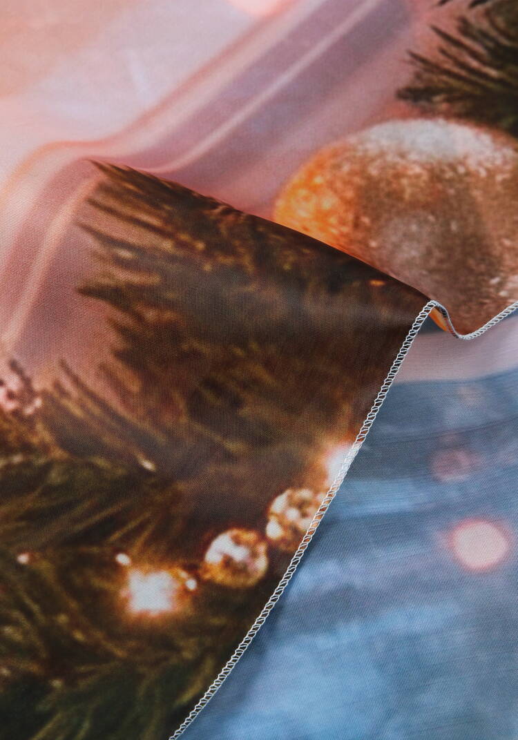 Штора Зимний сюжет шир.  750, рис. 15