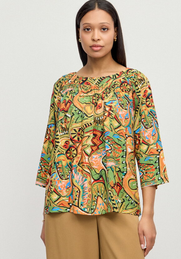 Блуза Мозайка нежности шир.  580, рис. 4