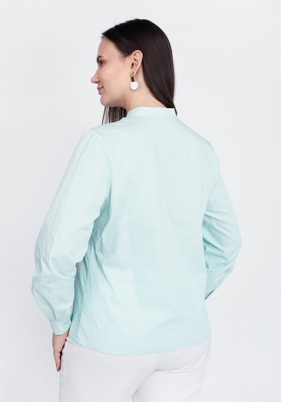 Рубашка с воротником стойка шир.  580, рис. 10