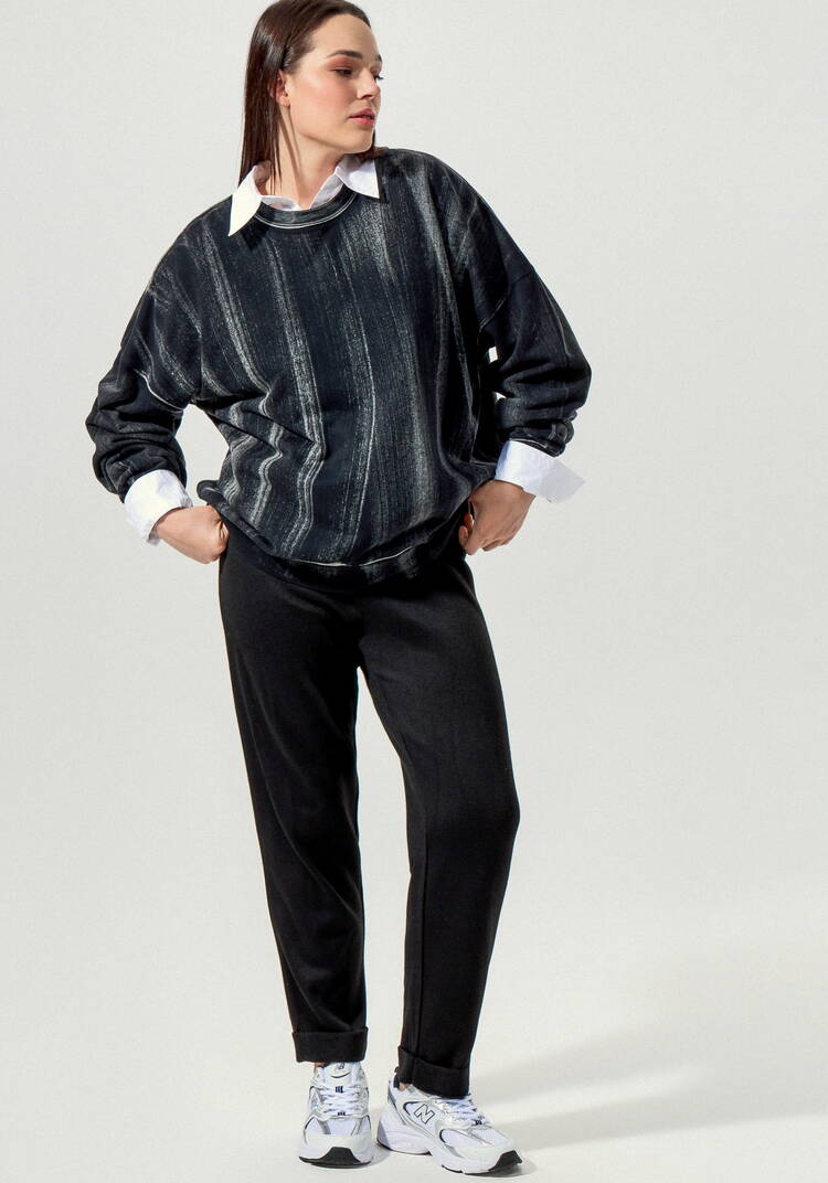 Брюки с манжетами и широкой резинкой шир.  750, рис. 12