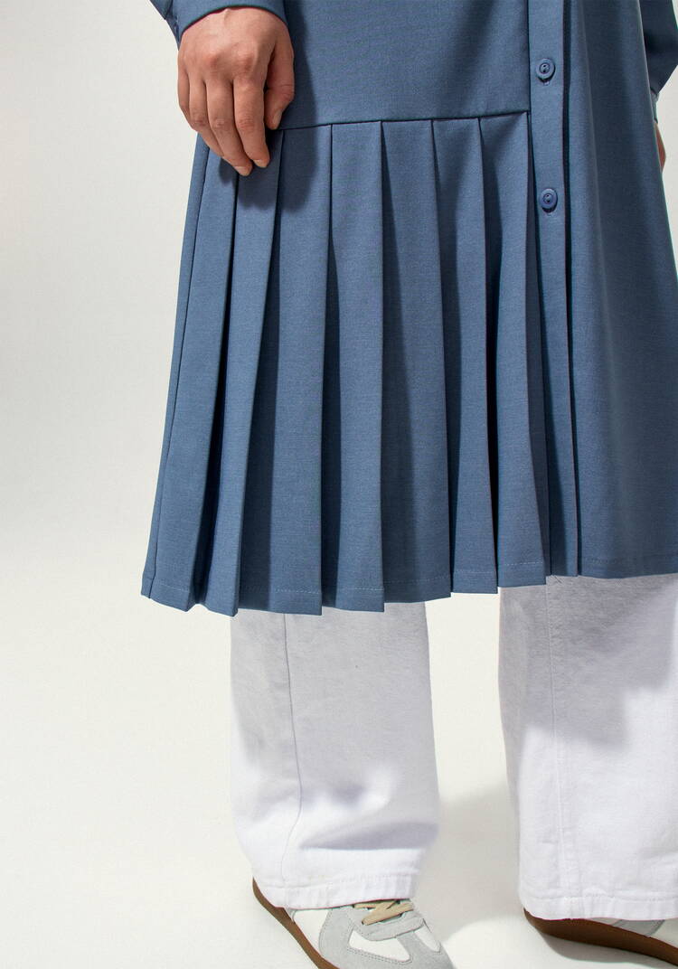 Платье-рубашка с декорированным карманом шир.  750, рис. 11