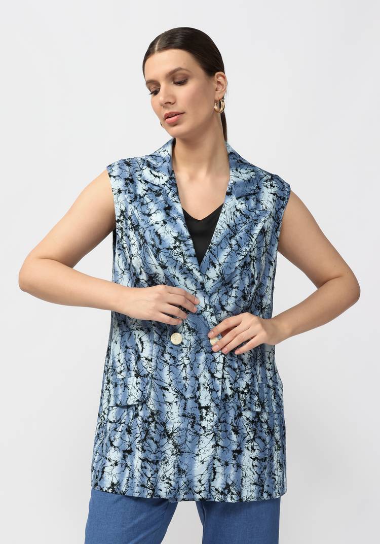 Жилет двубортный Полет шир.  750, рис. 17