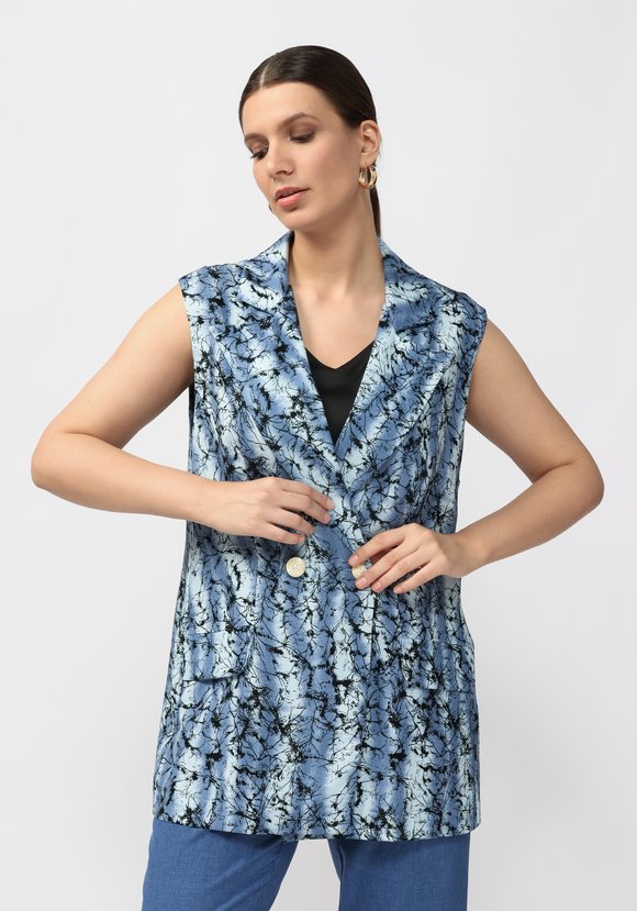 Жилет двубортный Полет шир.  580, рис. 17