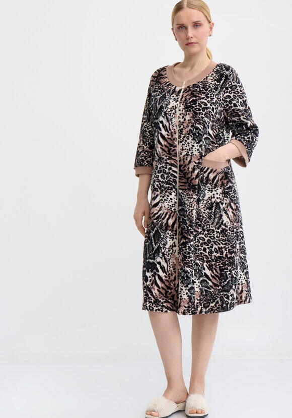 Халат велюровый Марта шир.  580, рис. 7