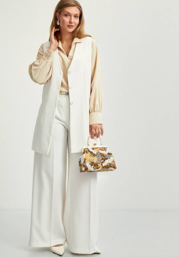 Блуза со сборкой на кокетке шир.  750, рис. 15