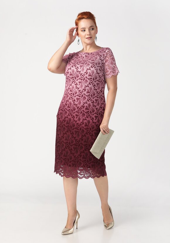 Платье из кружевного полотна Ванда шир.  580, рис. 13