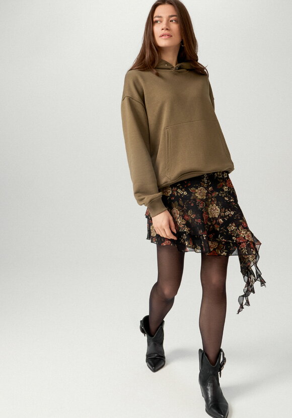 Худи свободного кроя с принтом на спине шир.  580, рис. 38