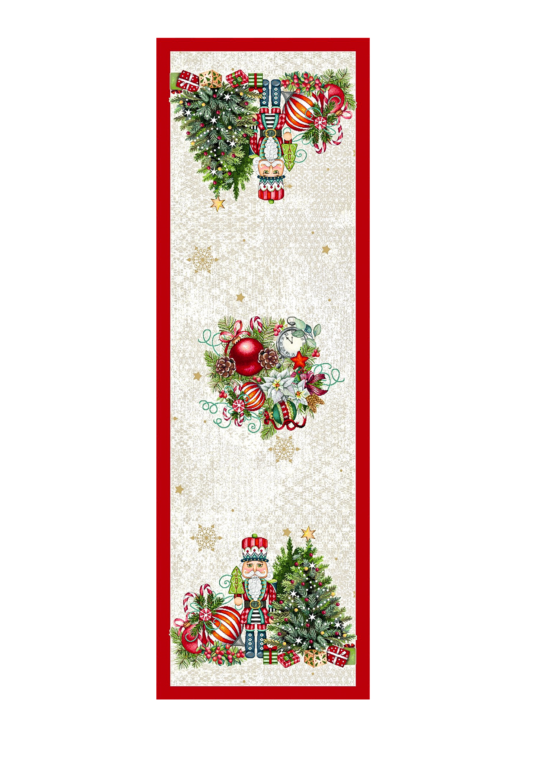 

Дорожка на стол "Щелкунчик", Красный