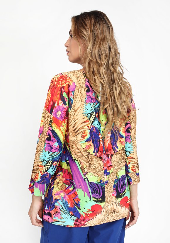 Туника полуприлегающего силуэта шир.  580, рис. 6