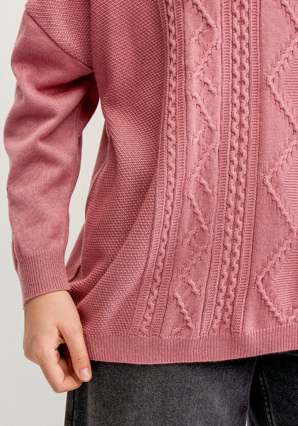 Джемпер женский свободного облегания шир.  580, рис. 5