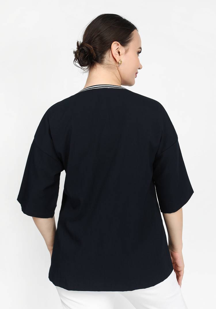 Блуза Спортивный стиль шир.  750, рис. 7