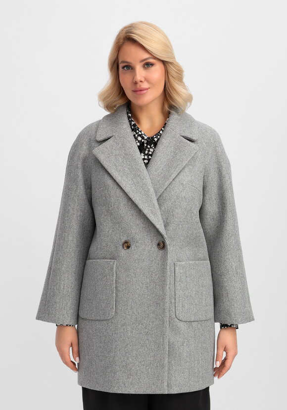 Пальто на подкладе однобортное шир.  580, рис. 11