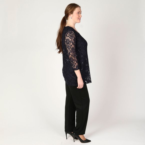 Туника из ажурной ткани шир.  580, рис. 33