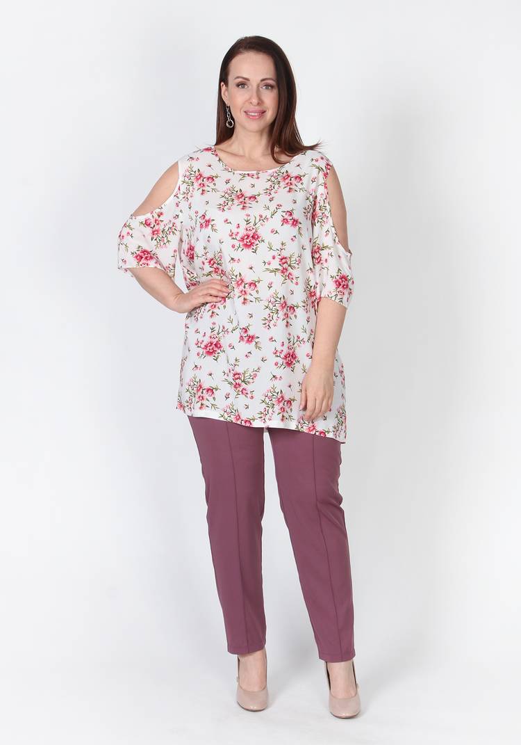 Туника Летний букет шир.  750, рис. 4