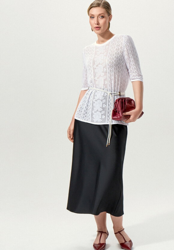 Джемпер с защипами на рукавах шир.  580, рис. 7