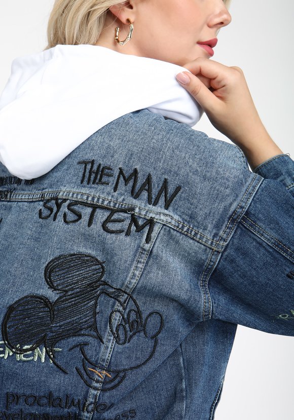 Куртка Яркий принт шир.  580, рис. 16