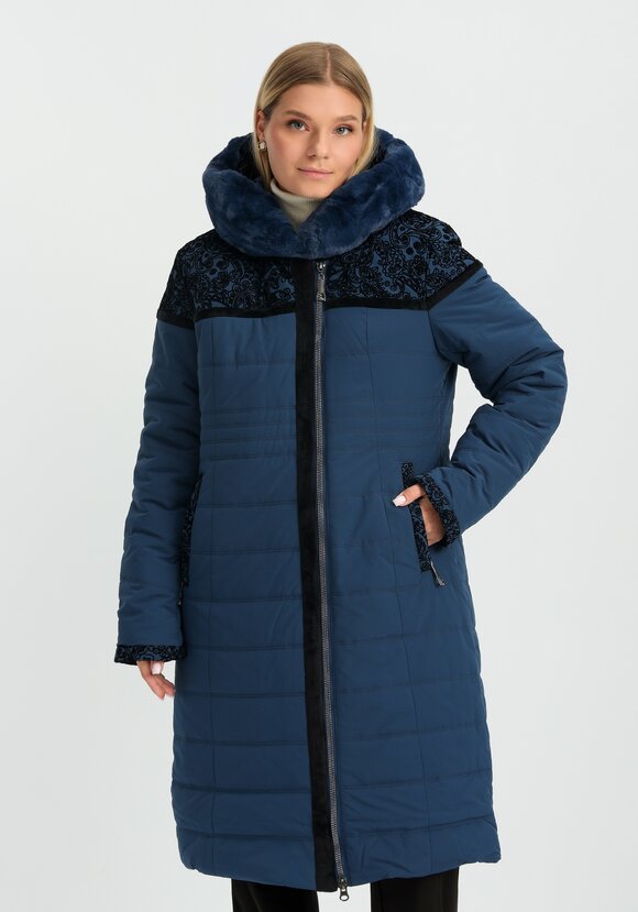 Куртка с принтом из флока шир.  580, рис. 2