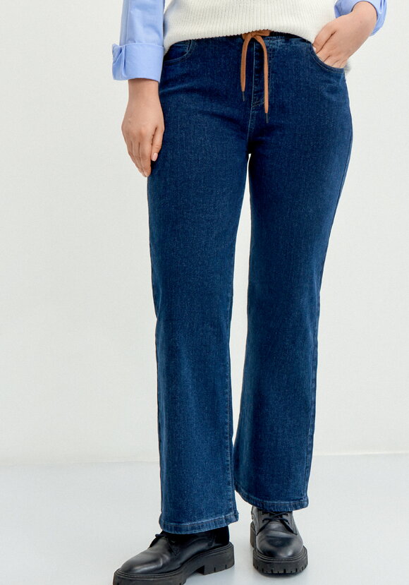 Джинсы утеплённые, широкие шир.  580, рис. 9