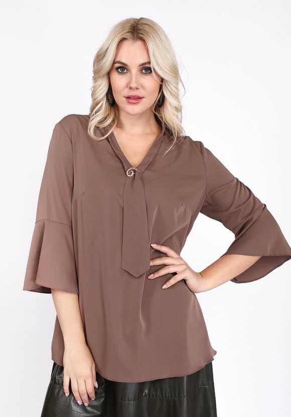 Блуза Неповторимый шарм шир.  580, рис. 9