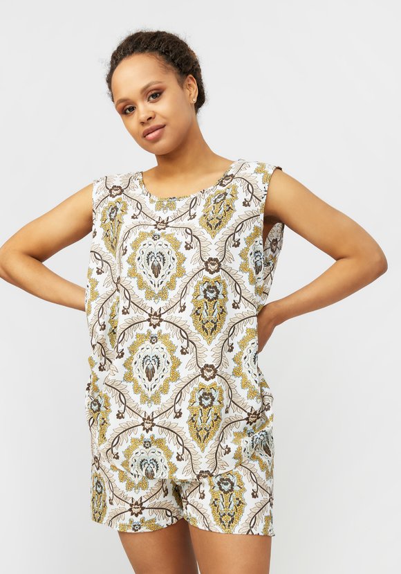 Комплект из майки и шорт Виолетта шир.  580, рис. 1