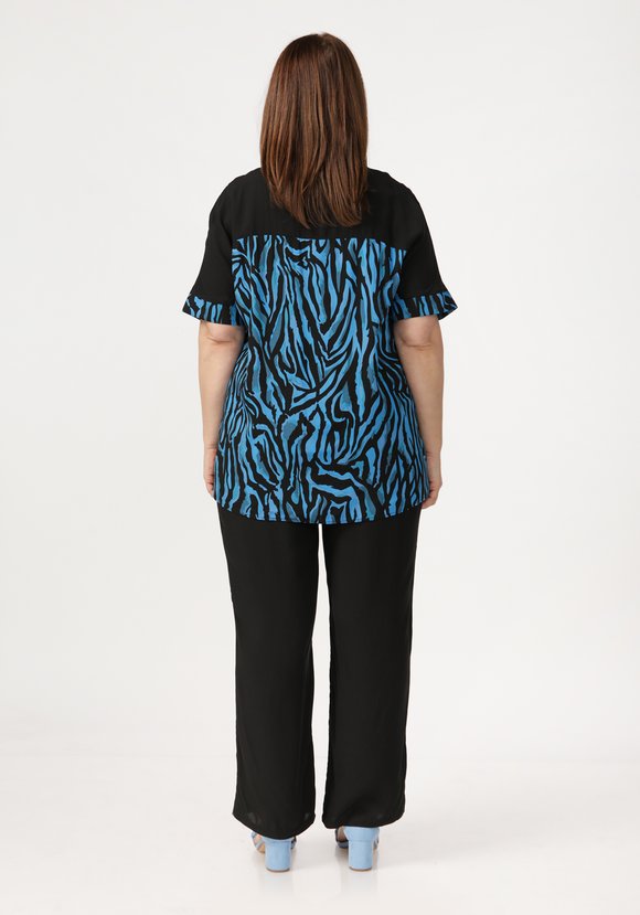 Костюм с анималистическим принтом шир.  580, рис. 8