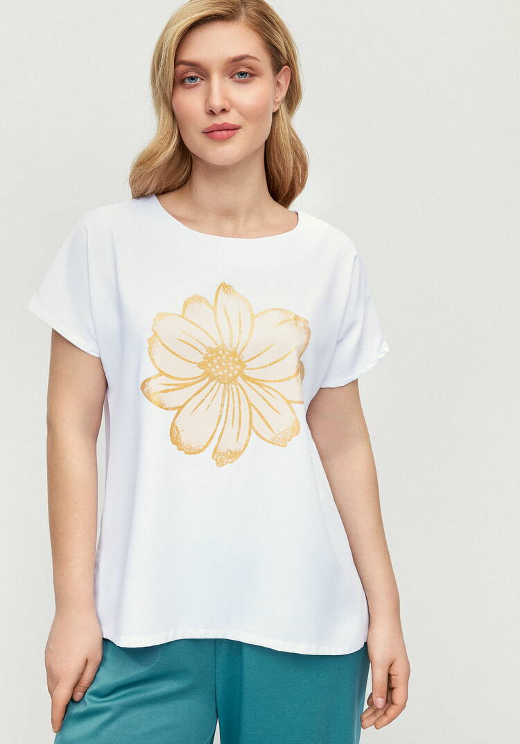 Блуза с принтом с напылением шир.  750, рис. 12