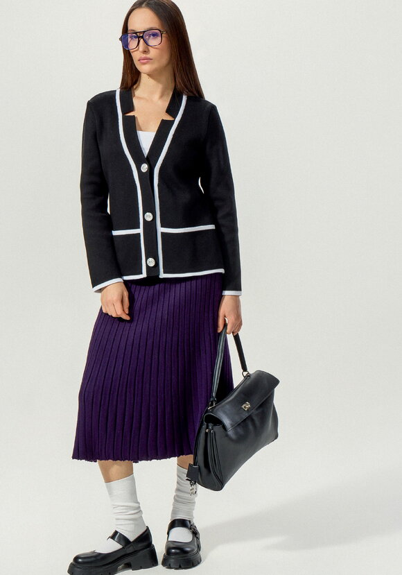 Пиджак с яркой окантовкой шир.  580, рис. 9