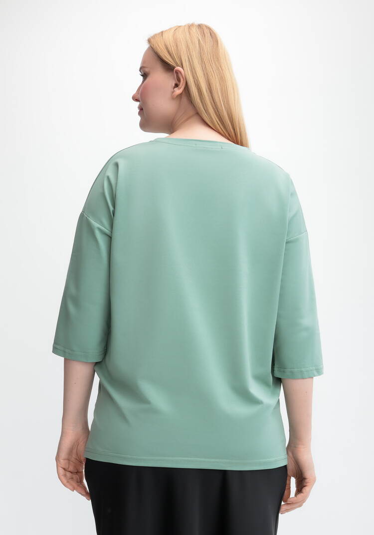 Блуза с принтом цветка и рукавом 3/4 шир.  750, рис. 33