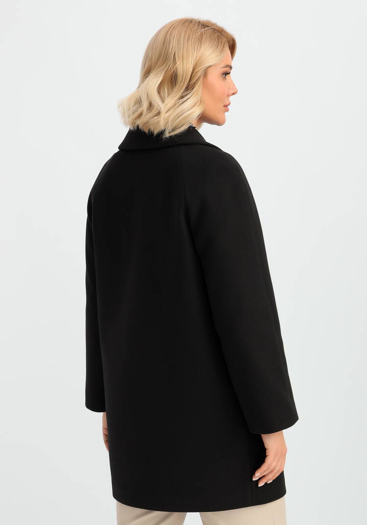 Пальто на подкладе однобортное шир.  750, рис. 26