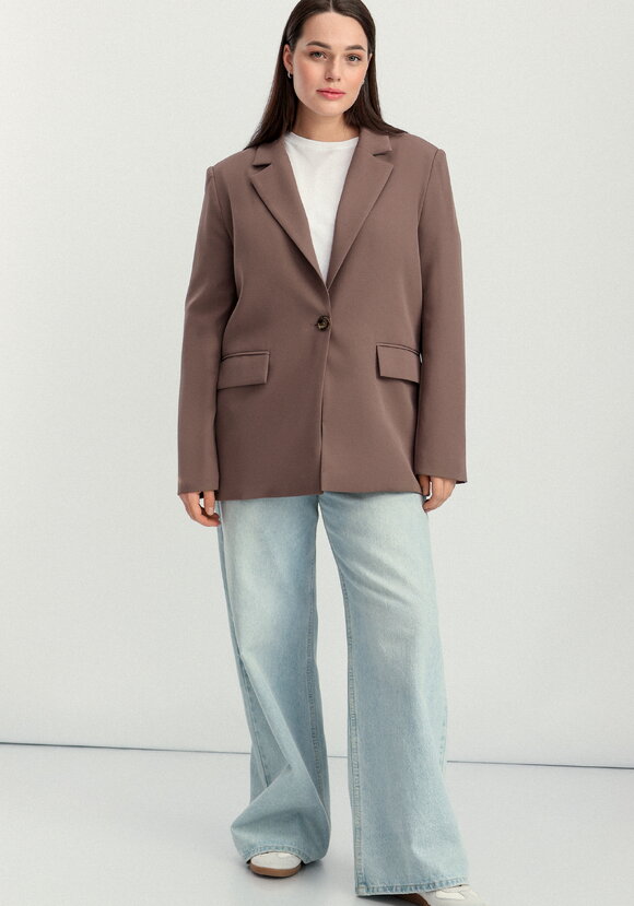 Пиджак однобортный на подкладке шир.  580, рис. 2