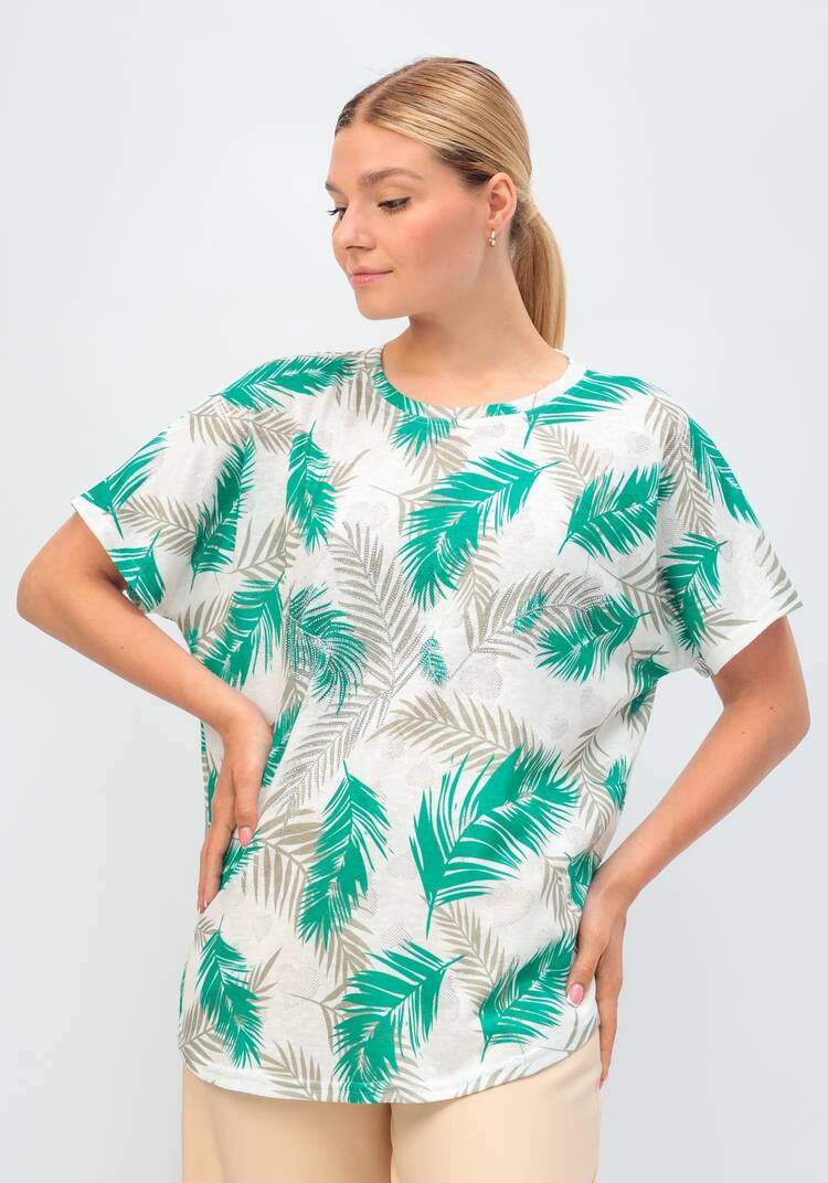 Футболка со стразами Нелли шир.  750, рис. 21