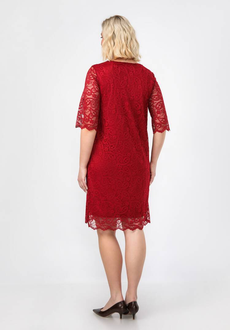 Платье из эластичного гипюра шир.  750, рис. 17