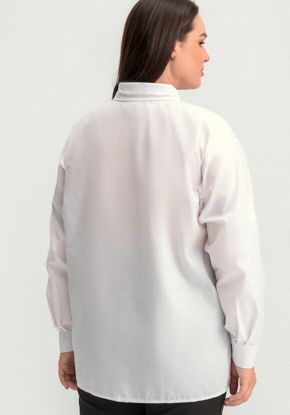 Рубашка с принтом на передней полочке шир.  580, рис. 3