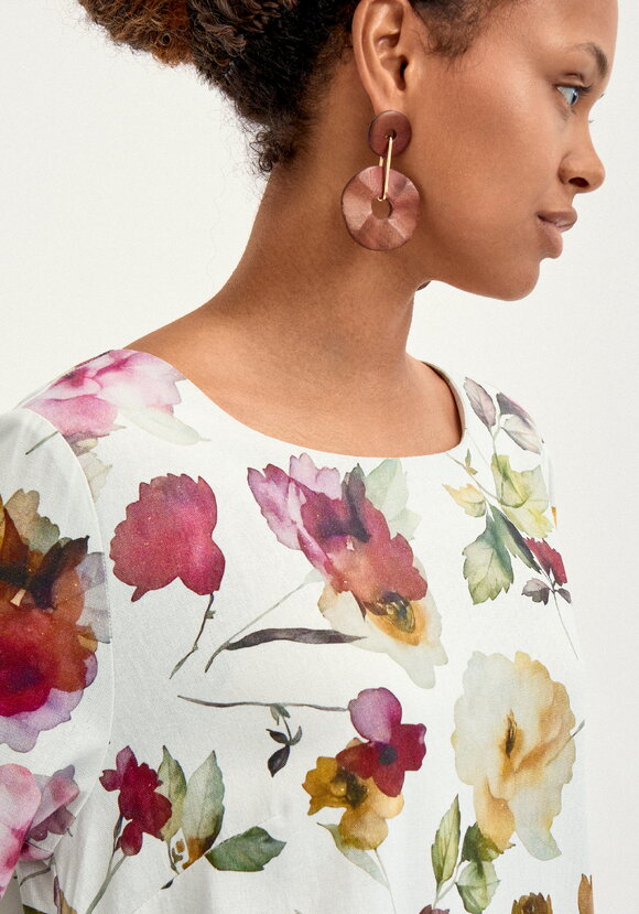 Платье свободного кроя изо льна шир.  580, рис. 14