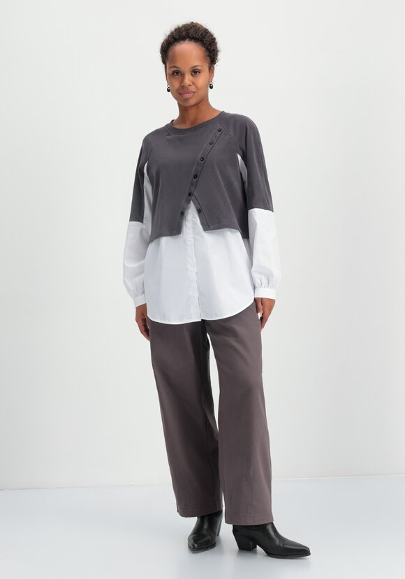 Свитшот с имитацией двойки шир.  580, рис. 2