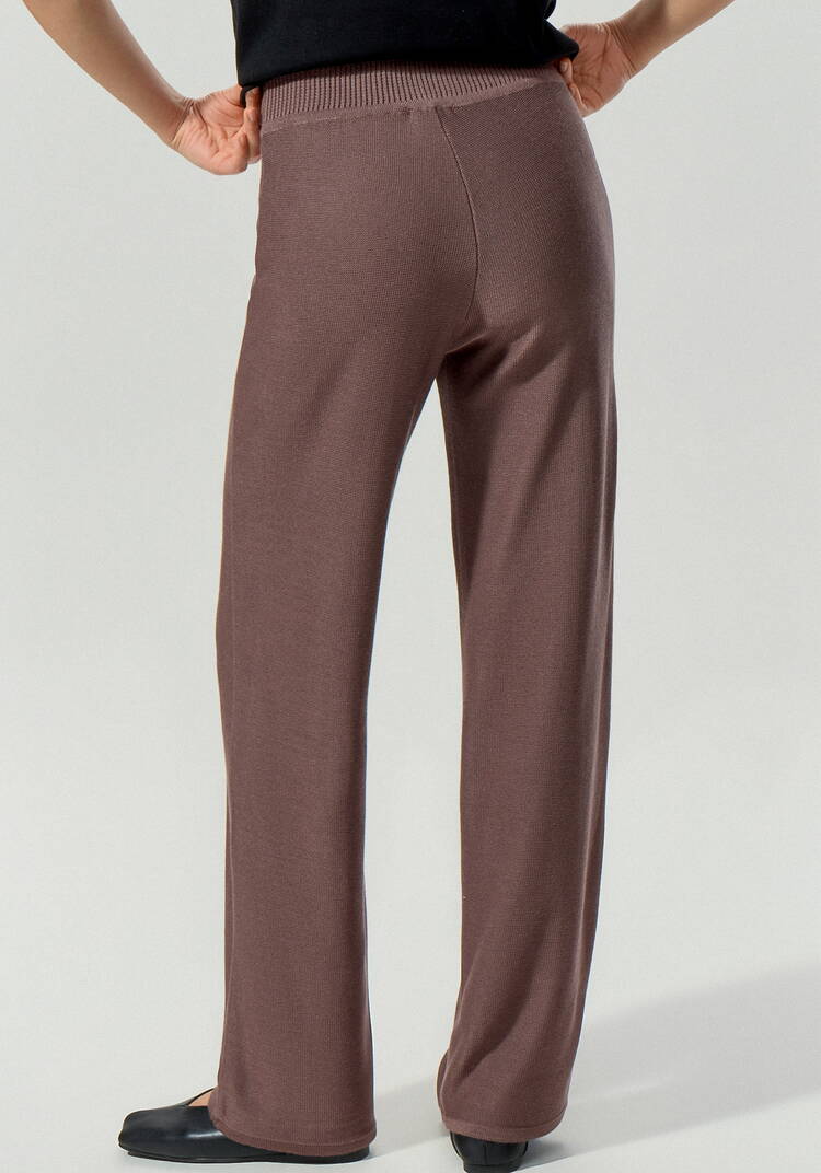 Брюки прямые вязаные со стрелкой шир.  750, рис. 3